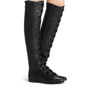 Stuart Weitzman over knee saga leather boots size 6.5M